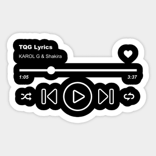 Karol G & Shakira sound Sticker